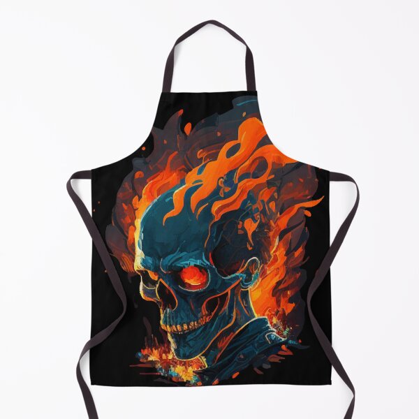 Item preview, Flaming skull designed and sold by rohlmanche.