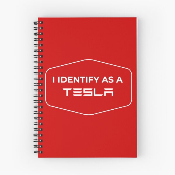 Item preview, I identify as a tesla funny car bumper designed and sold by Wordsmith-Wear.