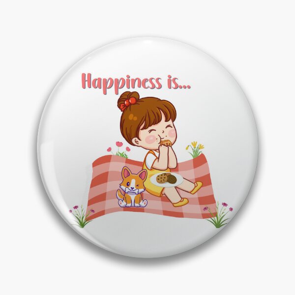 Item preview, Happiness Is... Gifts For Dog Lovers and Cookie Lovers designed and sold by kassiekewl.