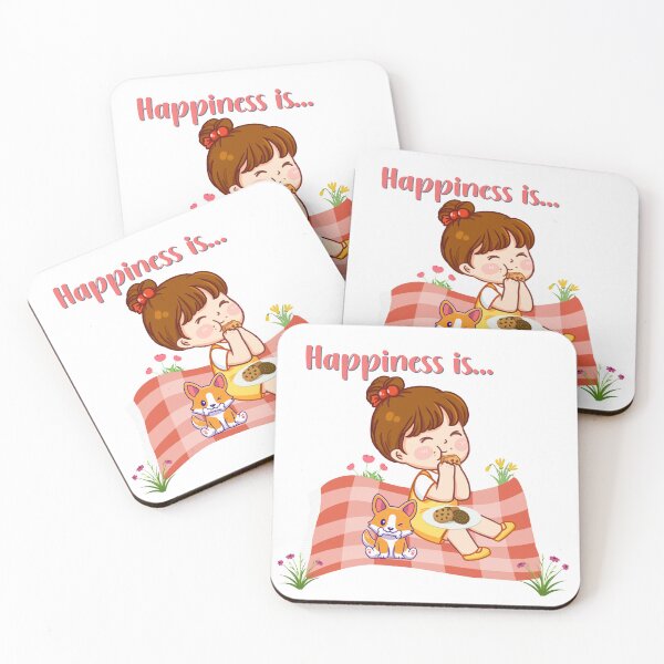 Item preview, Happiness Is... Gifts For Dog Lovers and Cookie Lovers designed and sold by kassiekewl.