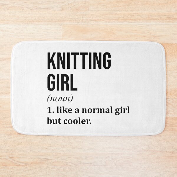 Item preview, Knitting Girl Definition designed and sold by XCIV.