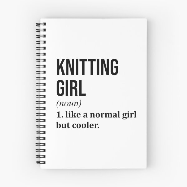 Item preview, Knitting Girl Definition designed and sold by XCIV.