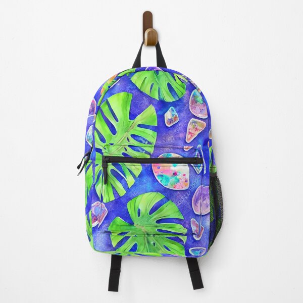Item preview, Lush Tropical plants with Pretty Opals in watercolour designed and sold by WallabyJelly.