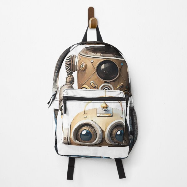 Item preview, Cute Vintage Robot with Sidekick designed and sold by katriceseago.