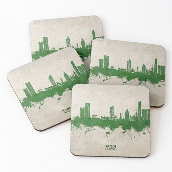 Item preview, Hanoi (Saigon) Vietnam Skyline designed and sold by ArtPrints.