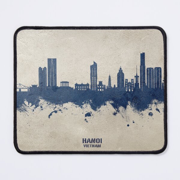 Item preview, Hanoi (Saigon) Vietnam Skyline designed and sold by ArtPrints.
