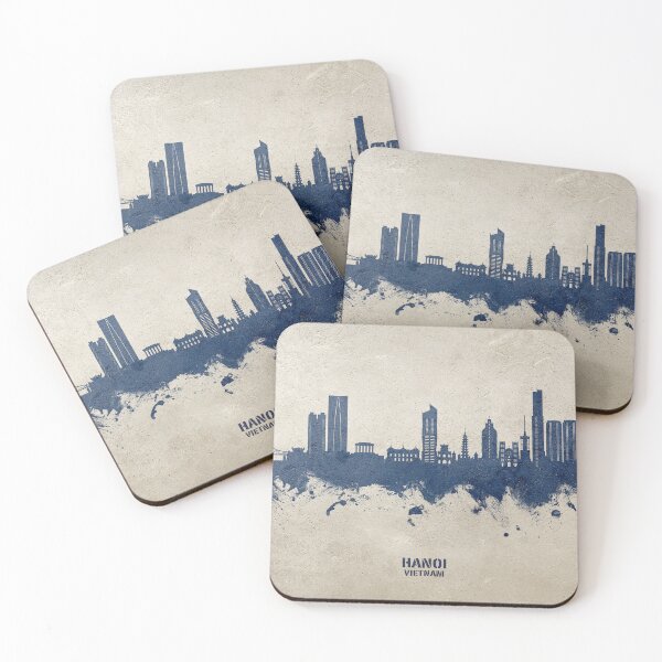 Item preview, Hanoi (Saigon) Vietnam Skyline designed and sold by ArtPrints.