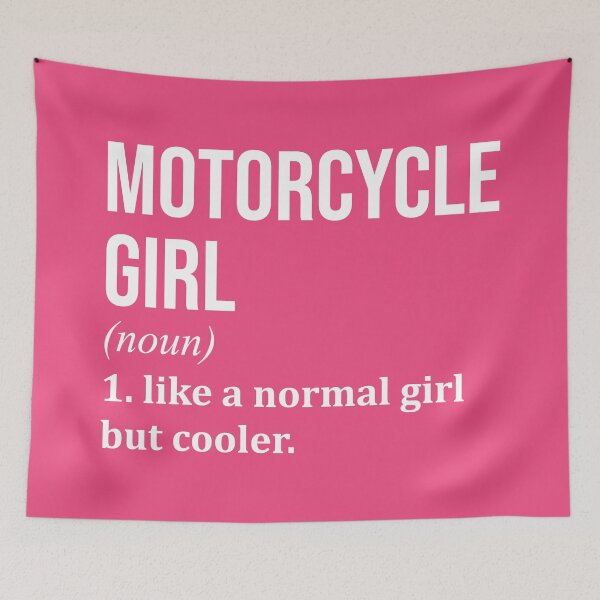 Item preview, Motorcycle Girl Definition for Women designed and sold by XCIV.