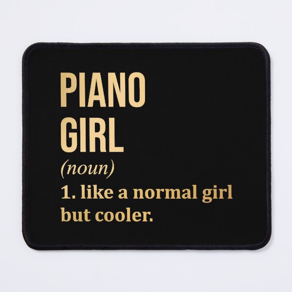 Item preview, Piano Girl Definition in Gold designed and sold by XCIV.