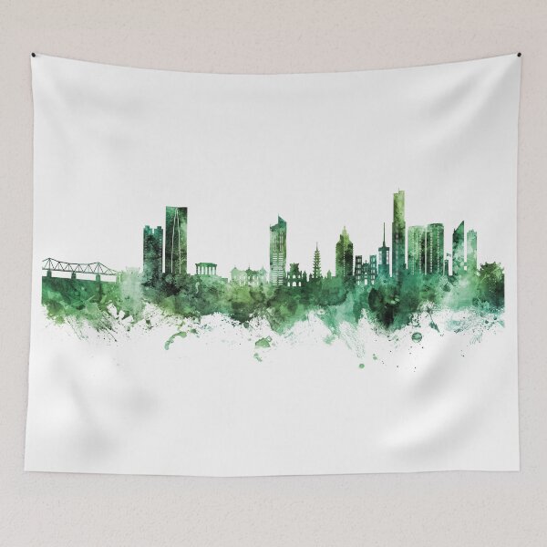 Item preview, Hanoi (Saigon) Vietnam Skyline designed and sold by ArtPrints.