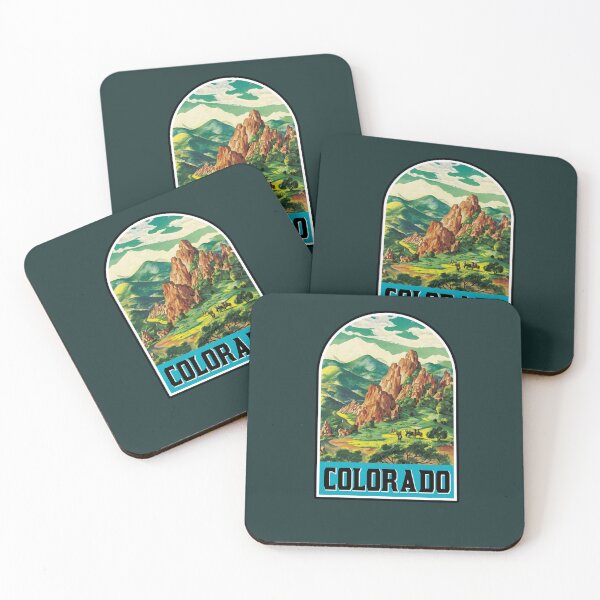 Item preview, VINTAGE COLORADO TRAVEL MOUNTAINS SKIING HORSE COWBOY EXPLORE HIKE designed and sold by Hanahkoller.