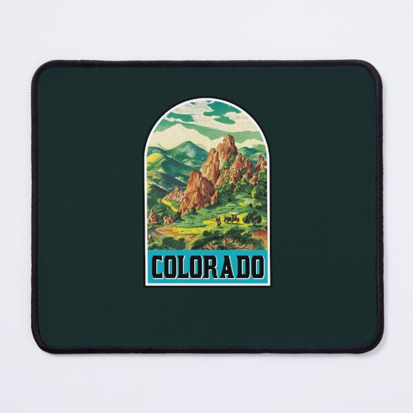 Item preview, VINTAGE COLORADO TRAVEL MOUNTAINS SKIING HORSE COWBOY EXPLORE HIKE designed and sold by Hanahkoller.