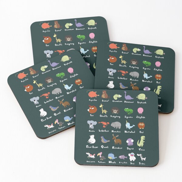 Item preview, The Animal Alphabet designed and sold by Hanahkoller.