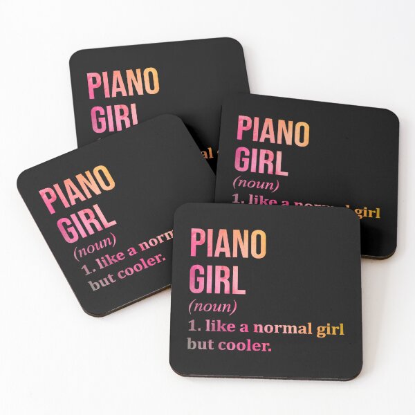 Item preview, Piano Girl Definition in Watercolor designed and sold by XCIV.