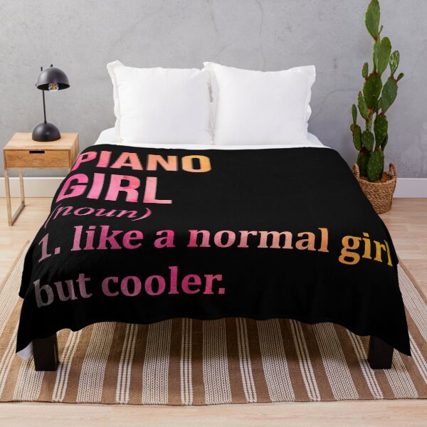 Item preview, Piano Girl Definition in Watercolor designed and sold by XCIV.