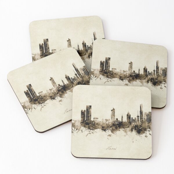 Item preview, Hanoi (Saigon) Vietnam Skyline designed and sold by ArtPrints.