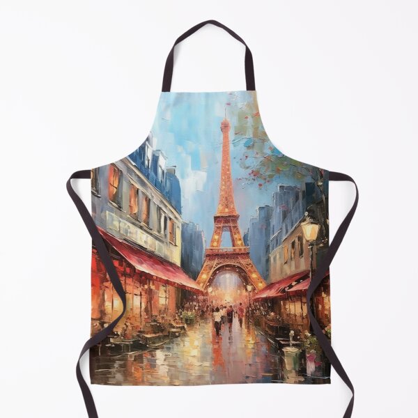 Item preview, Paris cafe street with Eiffel Tower designed and sold by melvinrouse.