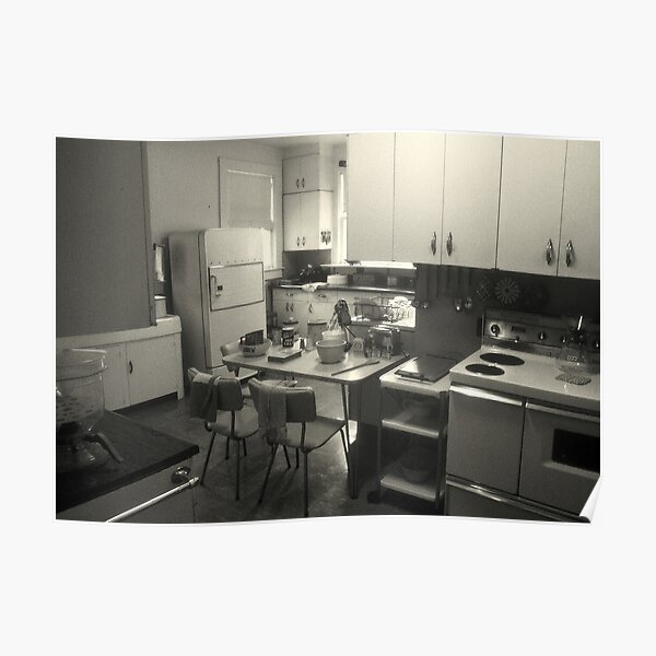 Nostalgic Kitchen Poster