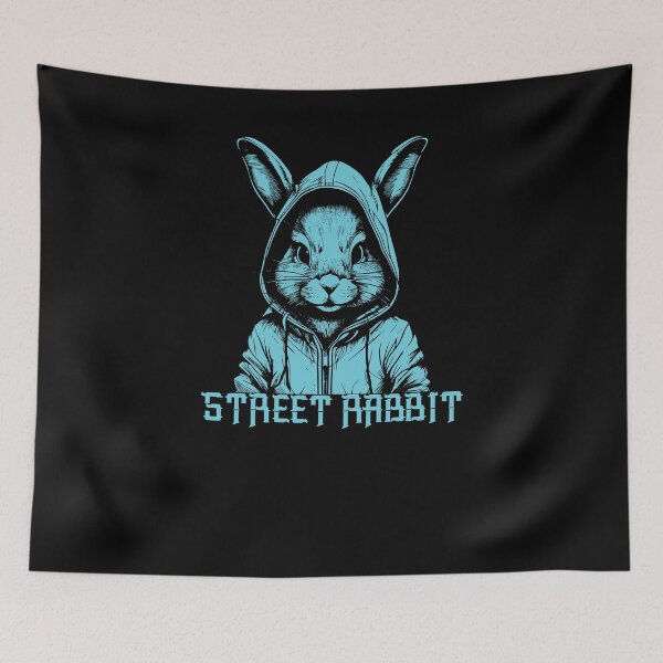 Item preview, Roads Rabbit - Cyan designed and sold by Soulemotion.