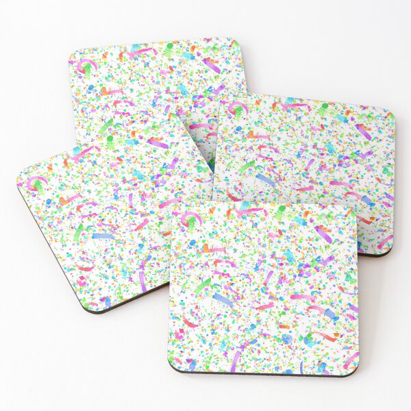 Item preview, Abstract Confetti Birthday Rainbow Colour  designed and sold by Deanmindvortex.