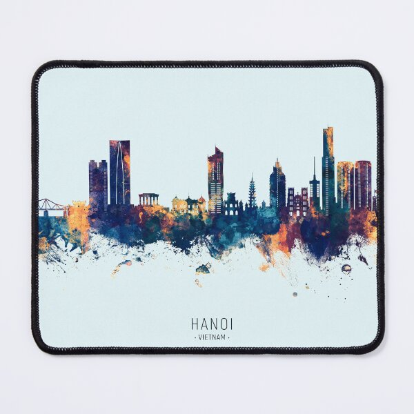 Item preview, Hanoi (Saigon) Vietnam Skyline designed and sold by ArtPrints.
