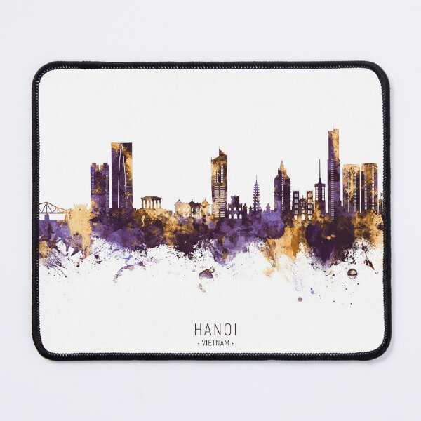Item preview, Hanoi (Saigon) Vietnam Skyline designed and sold by ArtPrints.