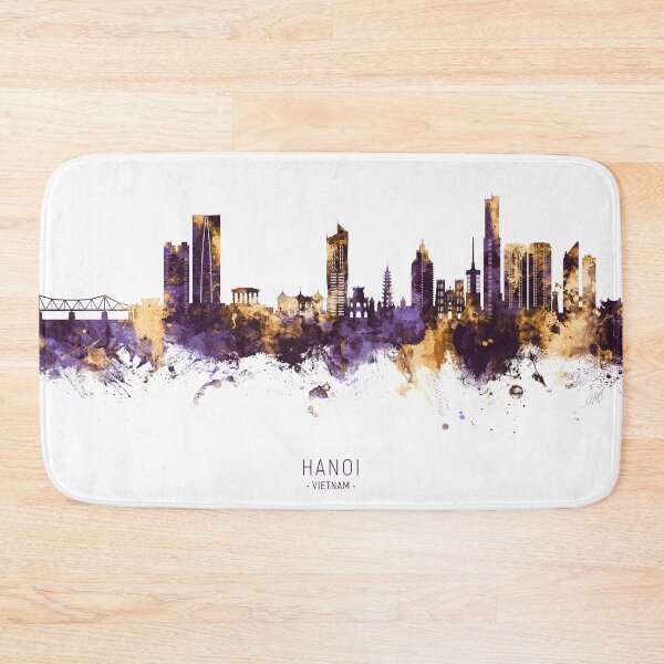 Item preview, Hanoi (Saigon) Vietnam Skyline designed and sold by ArtPrints.