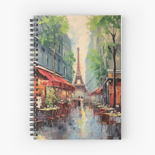 Item preview, Paris cafe street  with Eiffel Tower  designed and sold by melvinrouse.