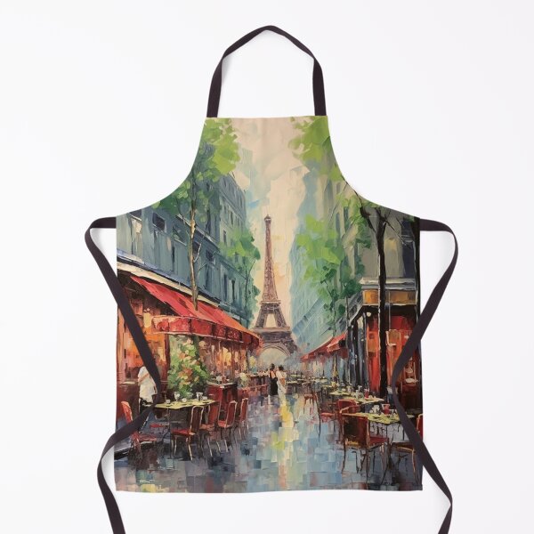 Item preview, Paris cafe street  with Eiffel Tower  designed and sold by melvinrouse.