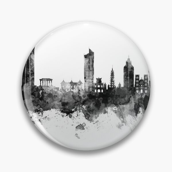 Item preview, Hanoi (Saigon) Vietnam Skyline designed and sold by ArtPrints.