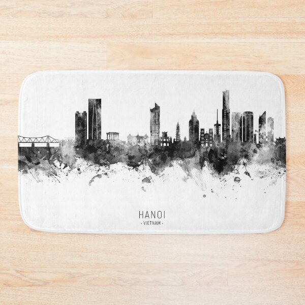 Item preview, Hanoi (Saigon) Vietnam Skyline designed and sold by ArtPrints.