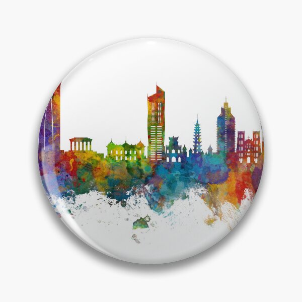 Artikelvorschau, Hanoi (Saigon) Vietnam Skyline entworfen und verkauft von ArtPrints.