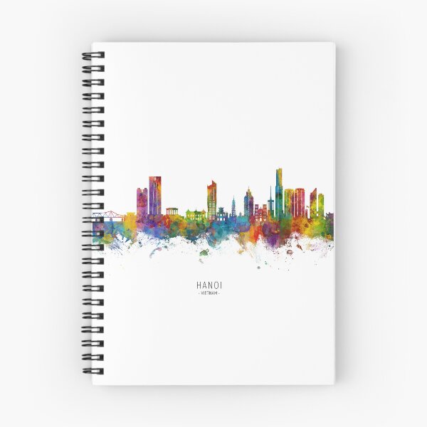 Item preview, Hanoi (Saigon) Vietnam Skyline designed and sold by ArtPrints.