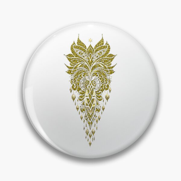 Item preview, Hanging flower in gold finish designed and sold by ThorWikinger.