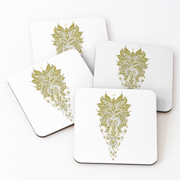 Item preview, Hanging flower in gold finish designed and sold by ThorWikinger.