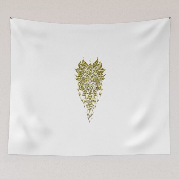 Item preview, Hanging flower in gold finish designed and sold by ThorWikinger.