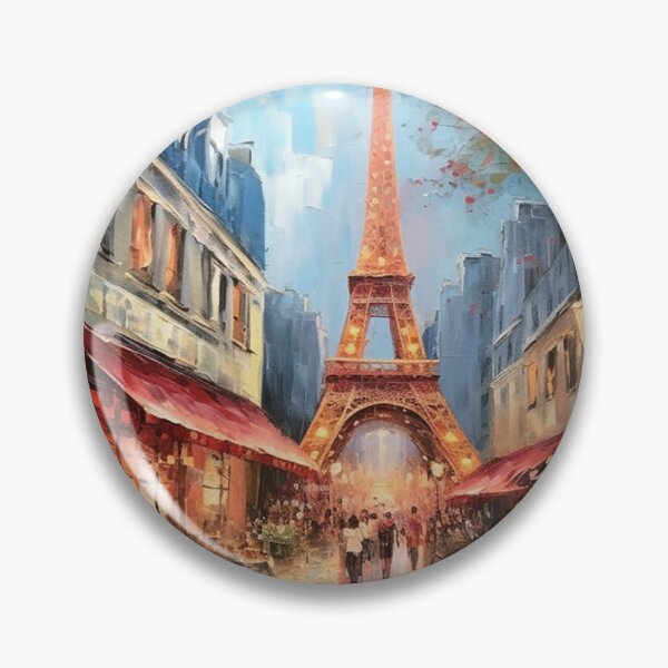 Item preview, Paris cafe street art painting designed and sold by melvinrouse.