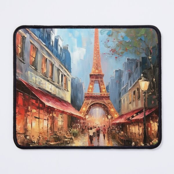 Item preview, Paris cafe street art painting designed and sold by melvinrouse.