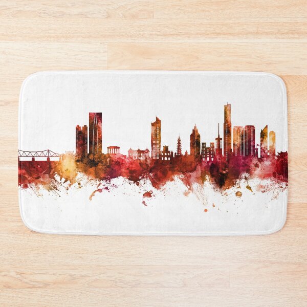 Item preview, Hanoi (Saigon) Vietnam Skyline designed and sold by ArtPrints.