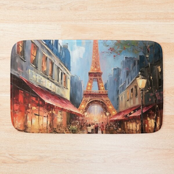 Item preview, Paris cafe street art painting designed and sold by melvinrouse.