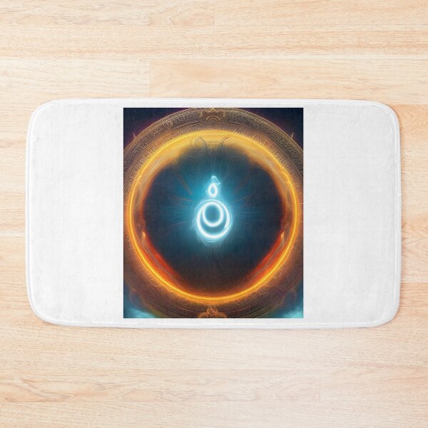 Item preview,  "Glowing  Symbol: Radiant Spiritual Energy" T-shirt design designed and sold by AyushAIImage01.