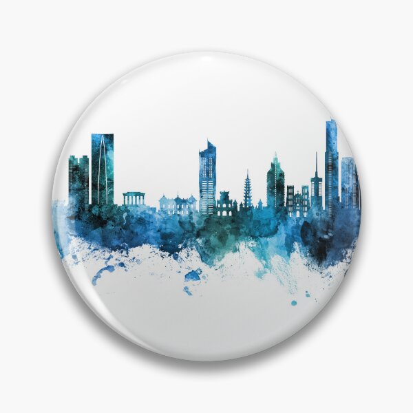 Item preview, Hanoi (Saigon) Vietnam Skyline designed and sold by ArtPrints.