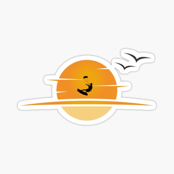 Item preview, T-shirt de kitesurf | coucher de soleil | T-shirt de kitesurf | Cadeau de kitesurf | Vêtements de kitesurf | Cadeau de kitesurf | Cadeau de kitesurf | Cadeaux de kitesurfeur | Cadeaux de surf designed and sold by Outdoors-Sports.