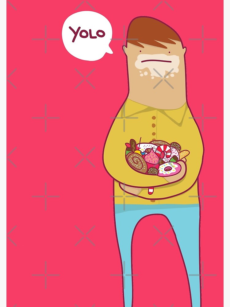 Thumbnail 3 of 3, Journal, YOLO - Eat all the candy in the world designed and sold by jonaswelin.