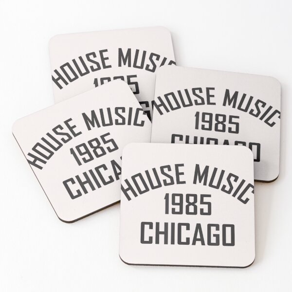 Item preview, House Music 1985 Chicago - Orange  White T Shirt designed and sold by DaleCapra.