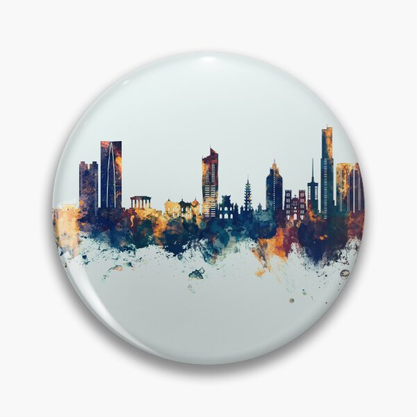 Item preview, Hanoi (Saigon) Vietnam Skyline designed and sold by ArtPrints.