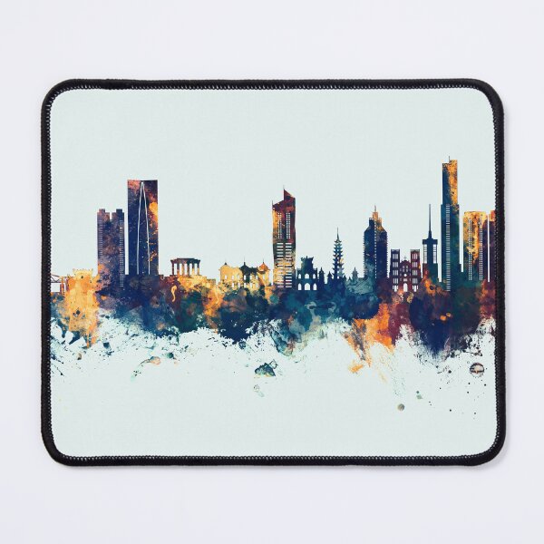 Item preview, Hanoi (Saigon) Vietnam Skyline designed and sold by ArtPrints.