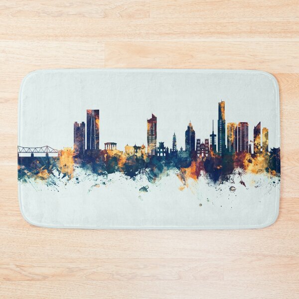 Item preview, Hanoi (Saigon) Vietnam Skyline designed and sold by ArtPrints.