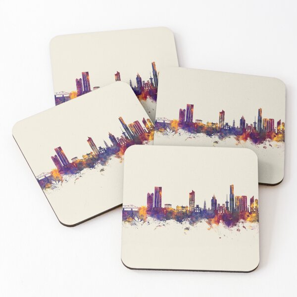 Item preview, Hanoi (Saigon) Vietnam Skyline designed and sold by ArtPrints.