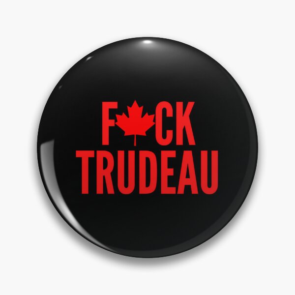 Item preview, F ck Trudeau (red maple leaf)  	 designed and sold by hchaxkzvl90.